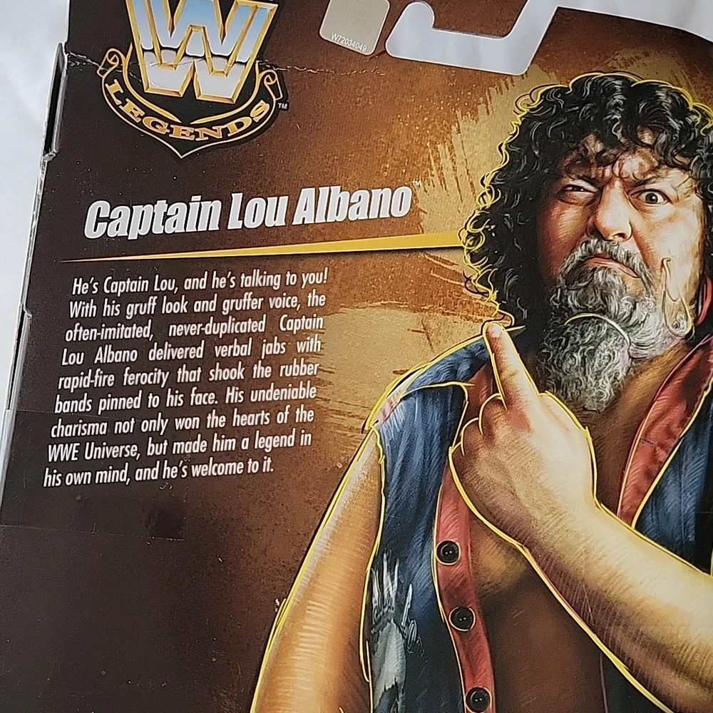 WWE Captain Lou Albano Legends Elite Collection Series 22 Action Figure